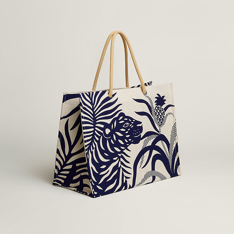 Tigre a l'Ananas beach bag | Hermès Saudi Arabia